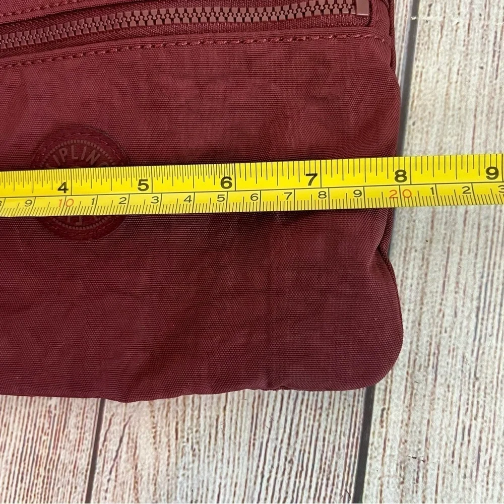 Kipling Burgandy Crossbody Bag Purse